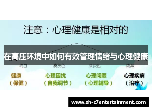在高压环境中如何有效管理情绪与心理健康 在高压环境中如何有效管理情绪与心理健康